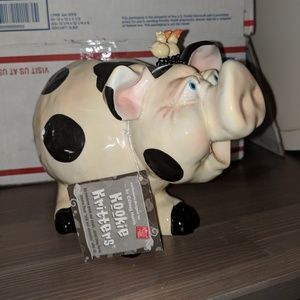 Kookie kritters ceramic pig piggy bank
